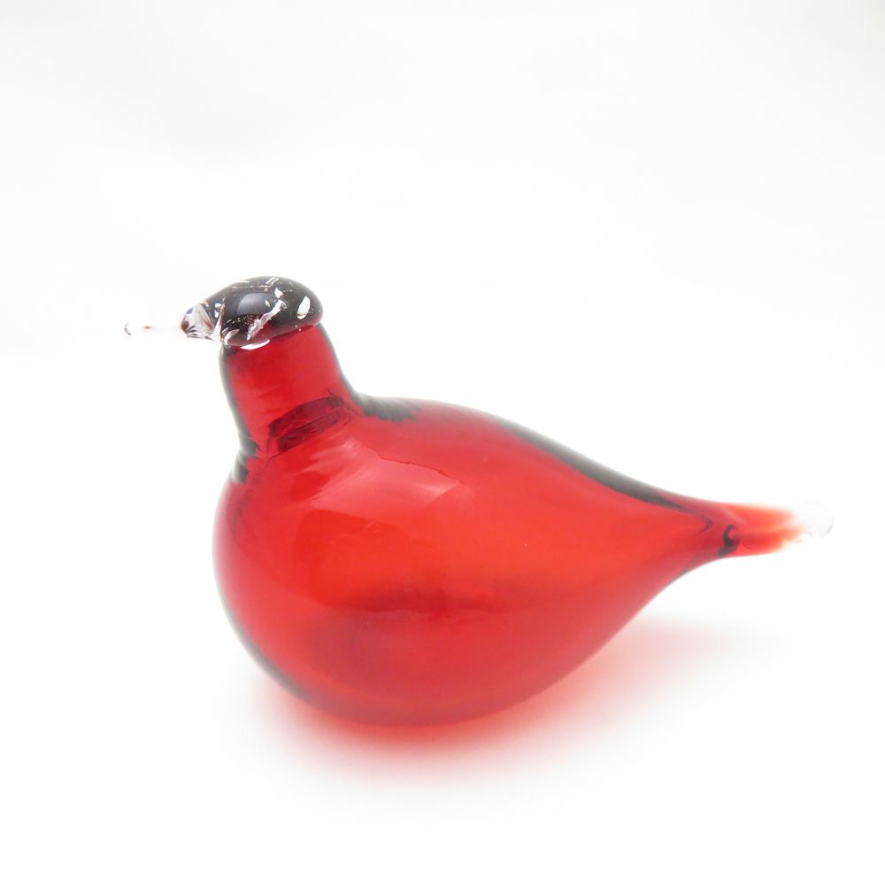 美品 iittala イッタラ Birds by Toikka コアジサシ クランベリー