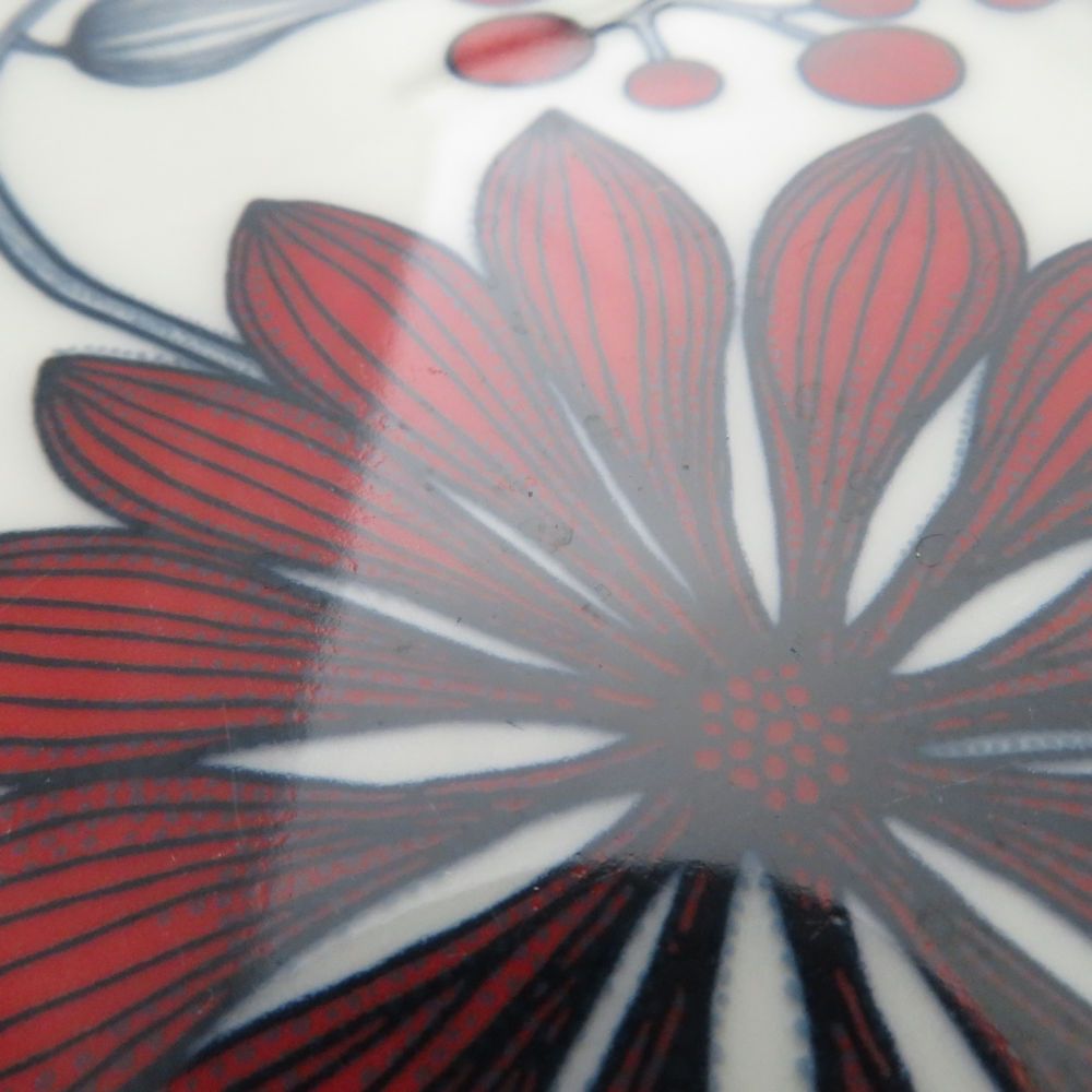 ARABIA アラビア Runo ルノ フロストベリー オーバルプレート 2枚 ペア