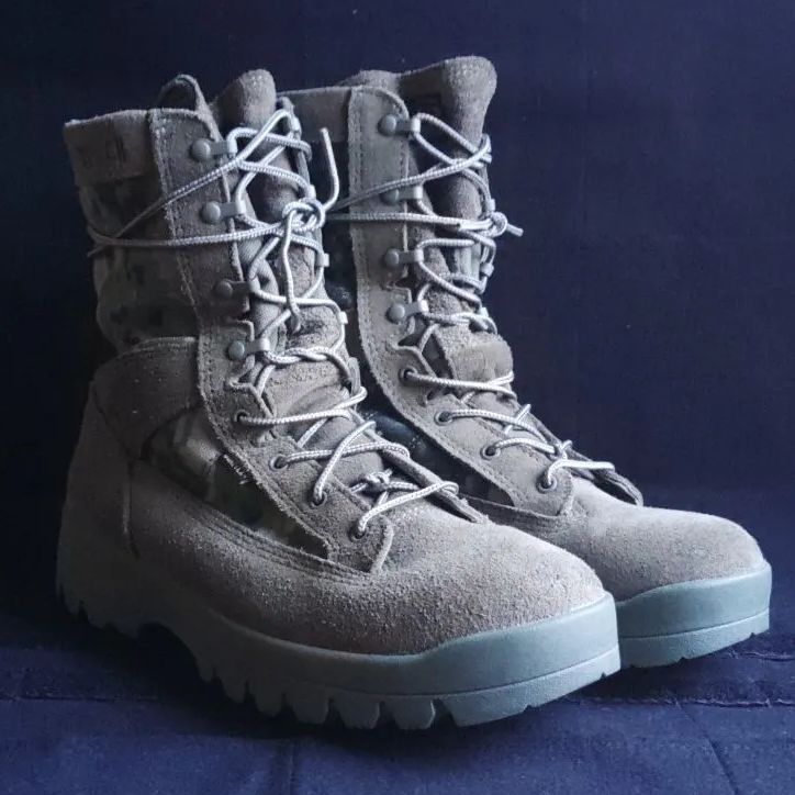 韓国海兵隊実物】韓国海兵ブーツ(おまけ付) - メルカリ