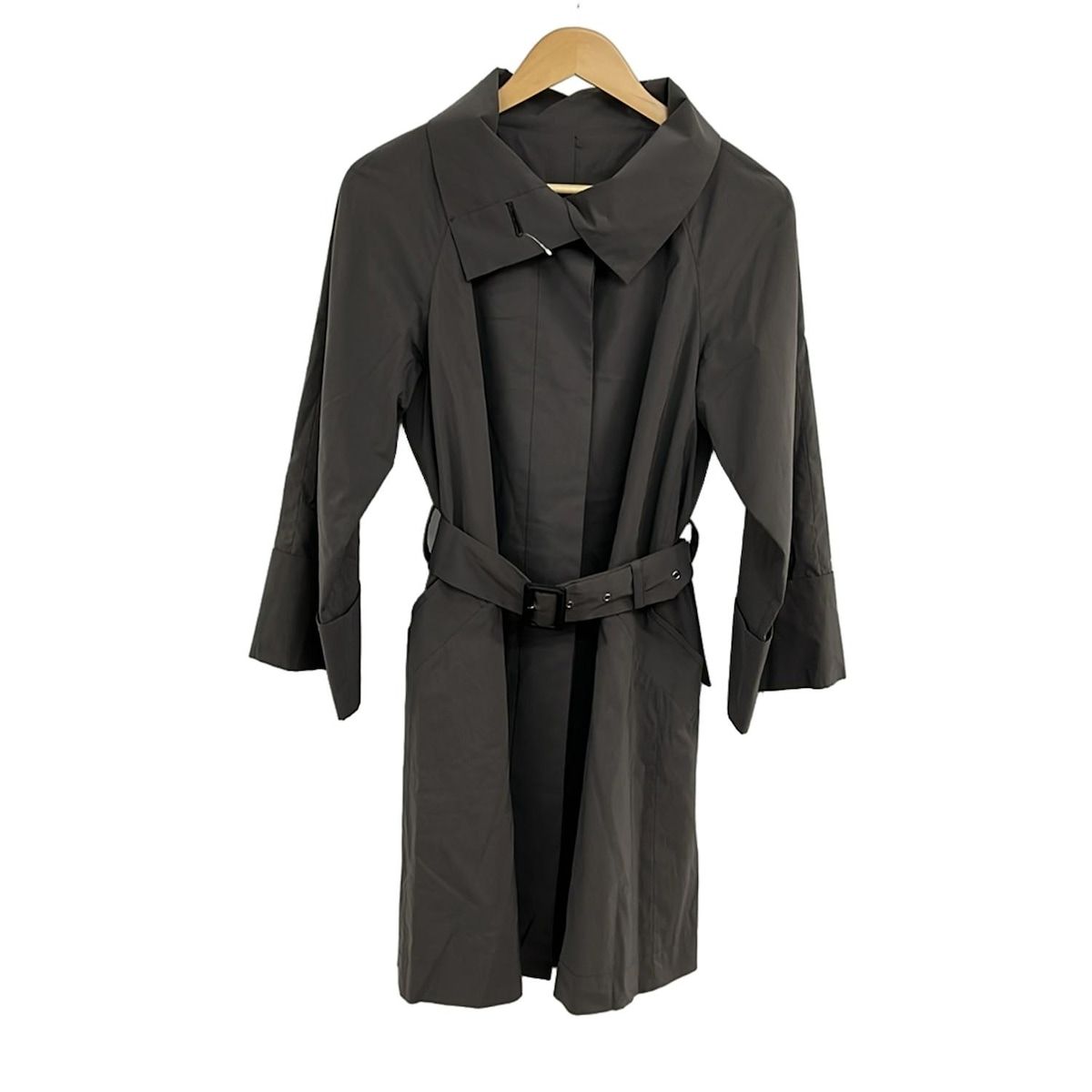 L EQUIPE YOSHIE INABA レキップ ヨシエイナバ コート サイズ38 M レディース - ダークグレー 長袖 春 秋