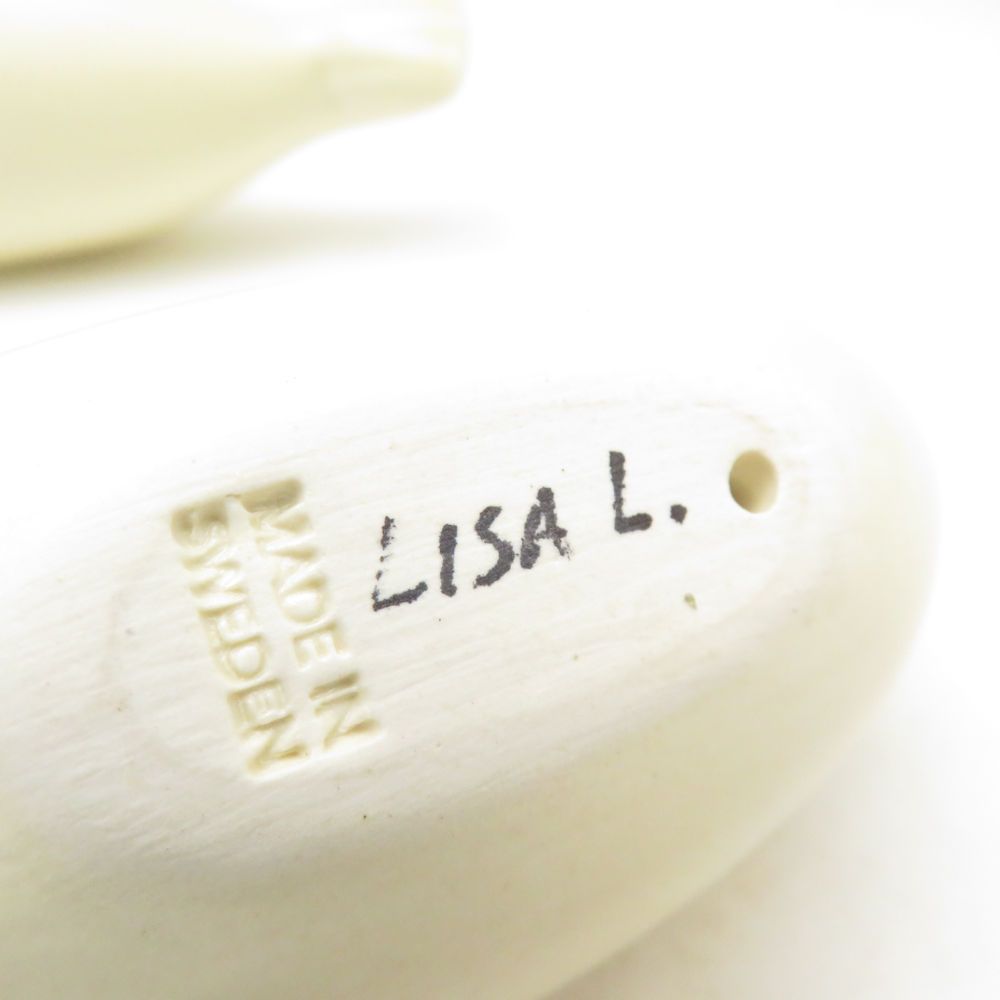 美品 Lisa Larson リサラーソン SEAL アザラシ フィギュリン 2点 SM