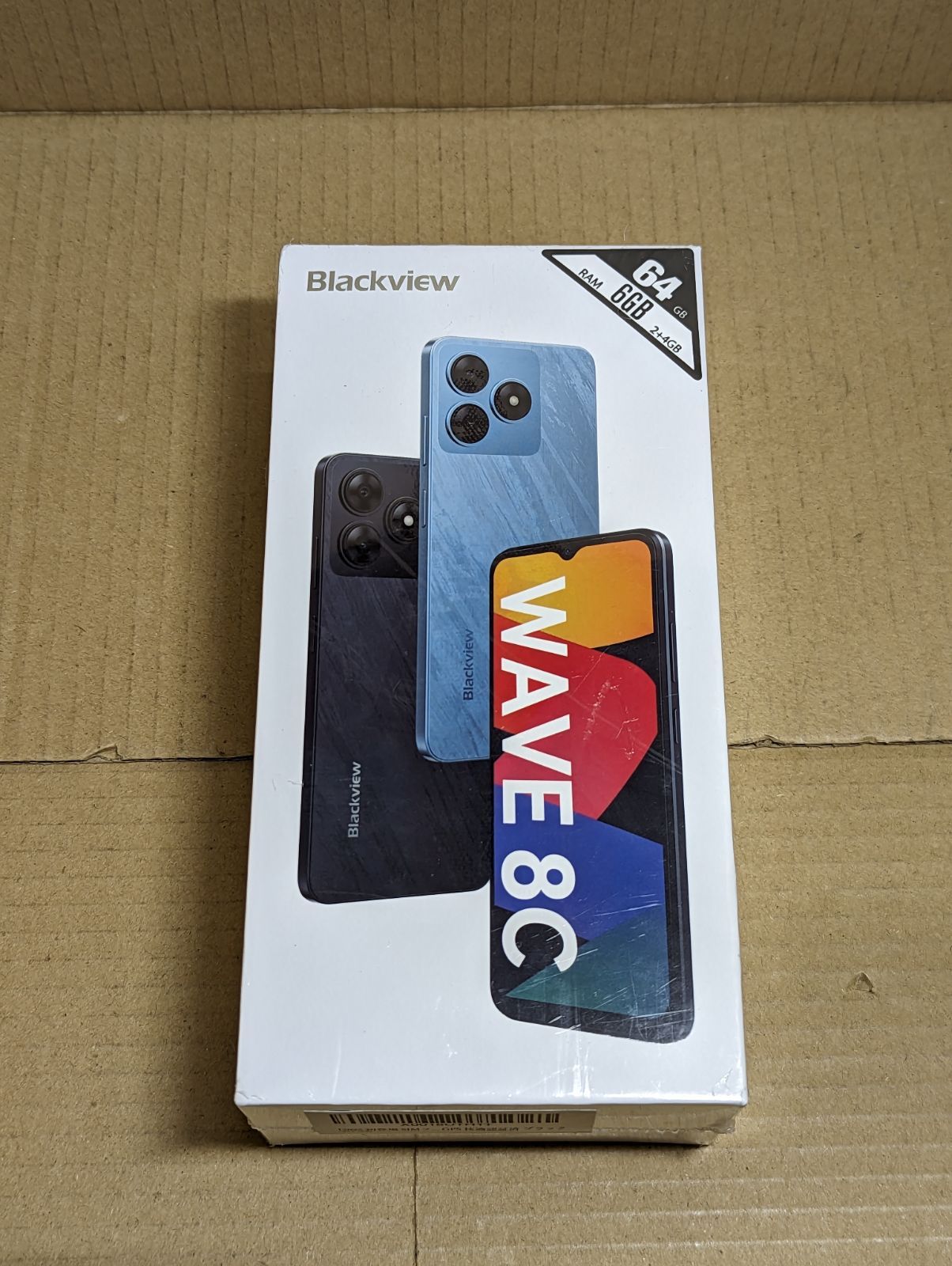 Blackview 8C スマートフォン 128GB 6GB RAM 格安SIMフリースマホ Blackview Wave 8C が36％オフセールで約1万円