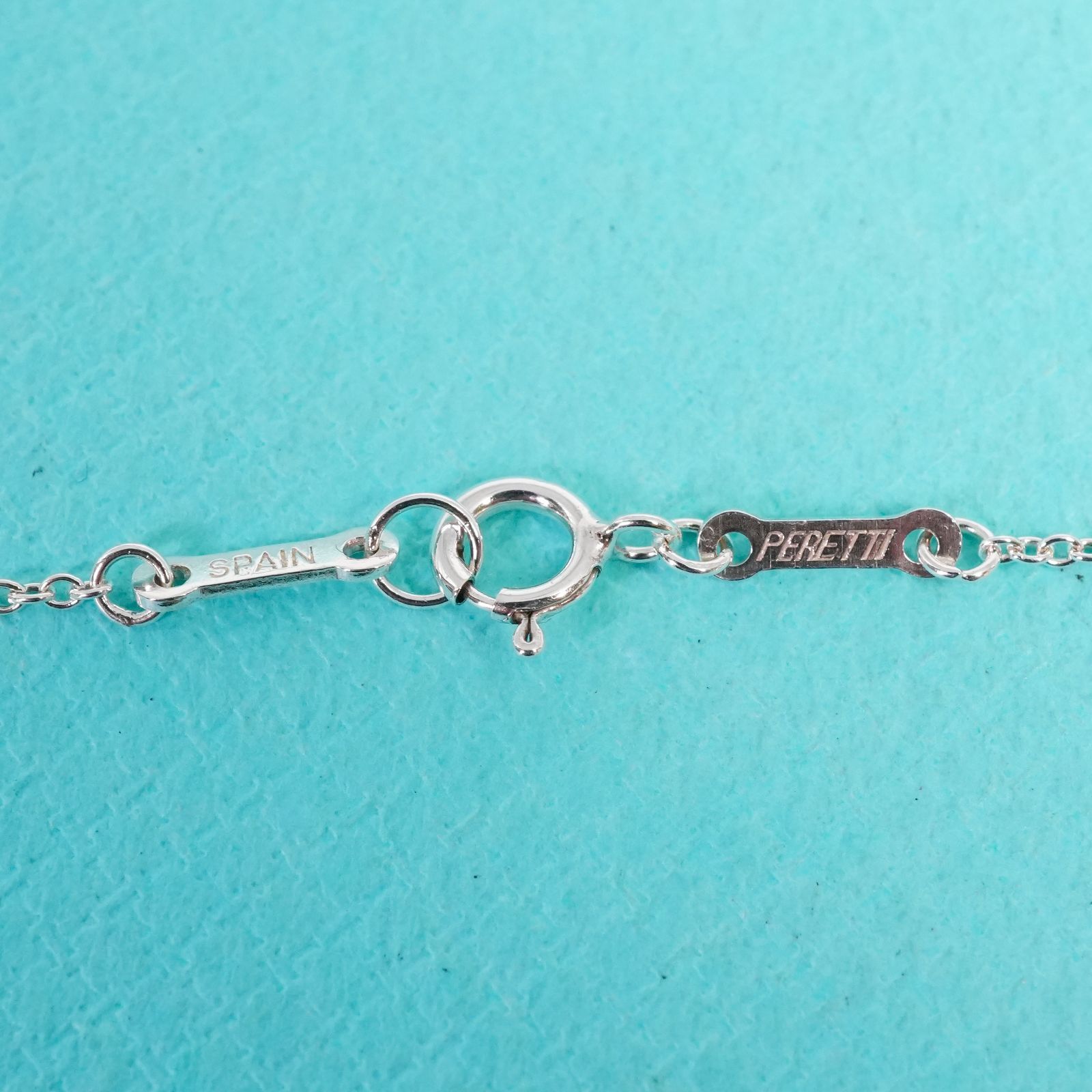 極美品76cm ティファニー シルバー ロングチェーン ネックレス25-2252