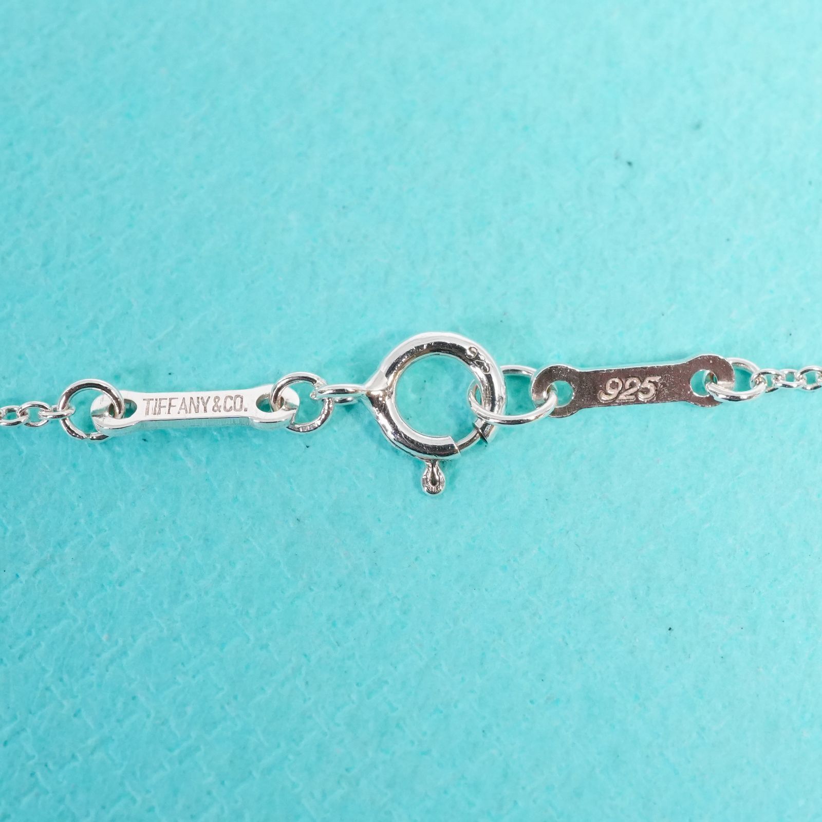 極美品76cm ティファニー シルバー ロングチェーン ネックレス25-2252