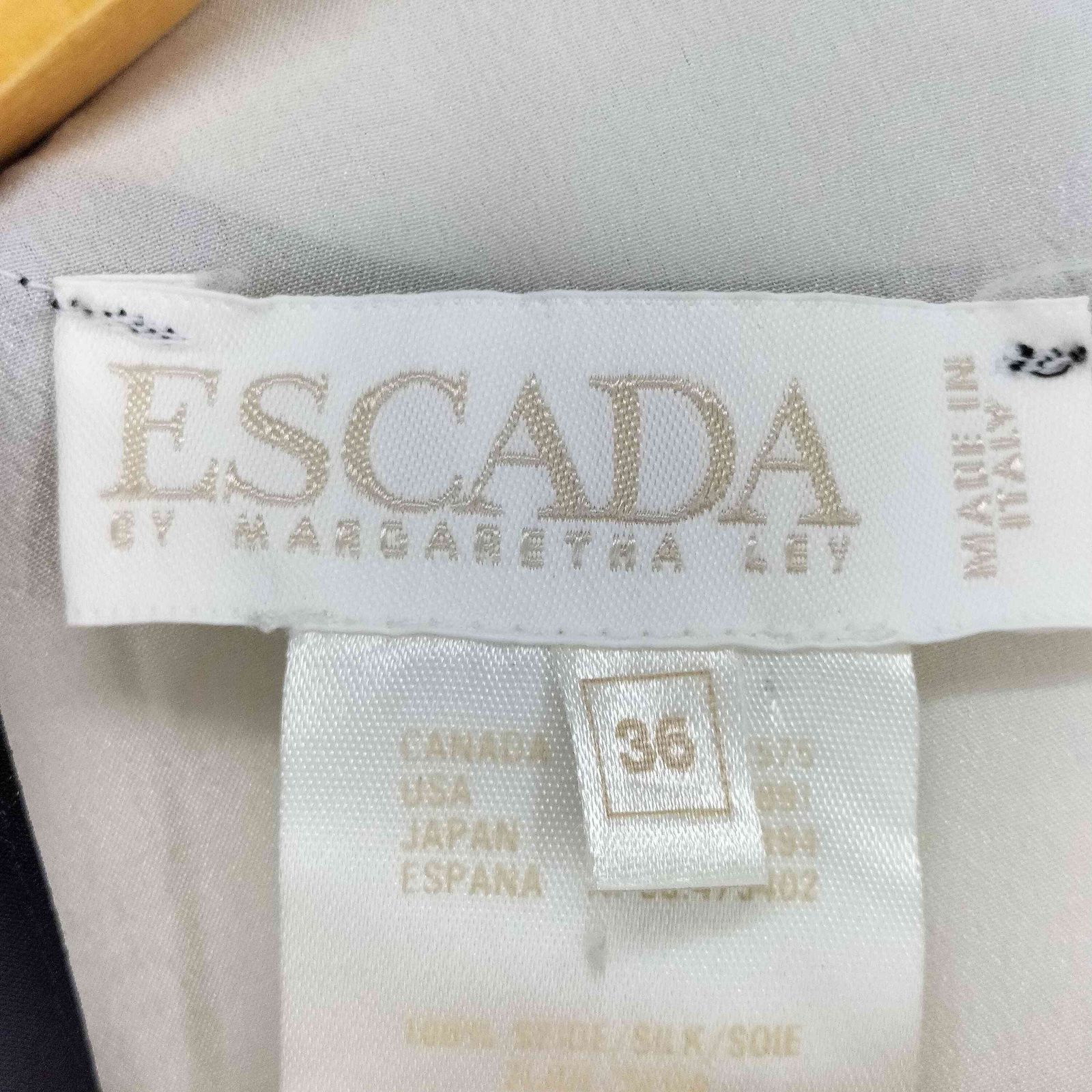 エスカーダ ESCADA 花柄シルクボディスーツ レディース 36 - メルカリ