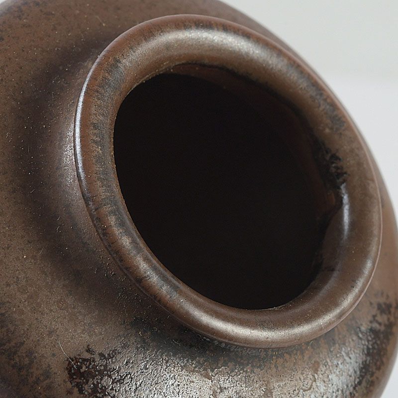 茶道具 尾戸焼 土居庄次作 肩衝茶入 仕覆付 共箱 V S519 - メルカリ