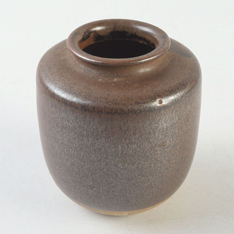 茶道具 尾戸焼 土居庄次作 肩衝茶入 仕覆付 共箱 V S519 - メルカリ