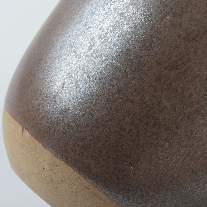 茶道具 尾戸焼 土居庄次作 肩衝茶入 仕覆付 共箱 V S519 - メルカリ