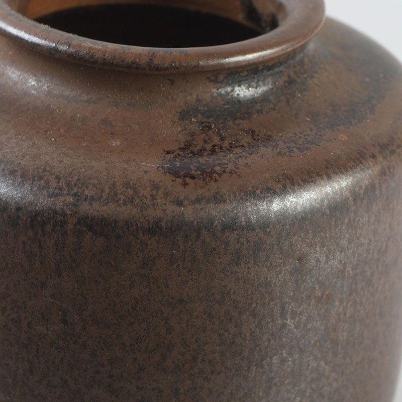 茶道具 尾戸焼 土居庄次作 肩衝茶入 仕覆付 共箱 V S519 - メルカリ