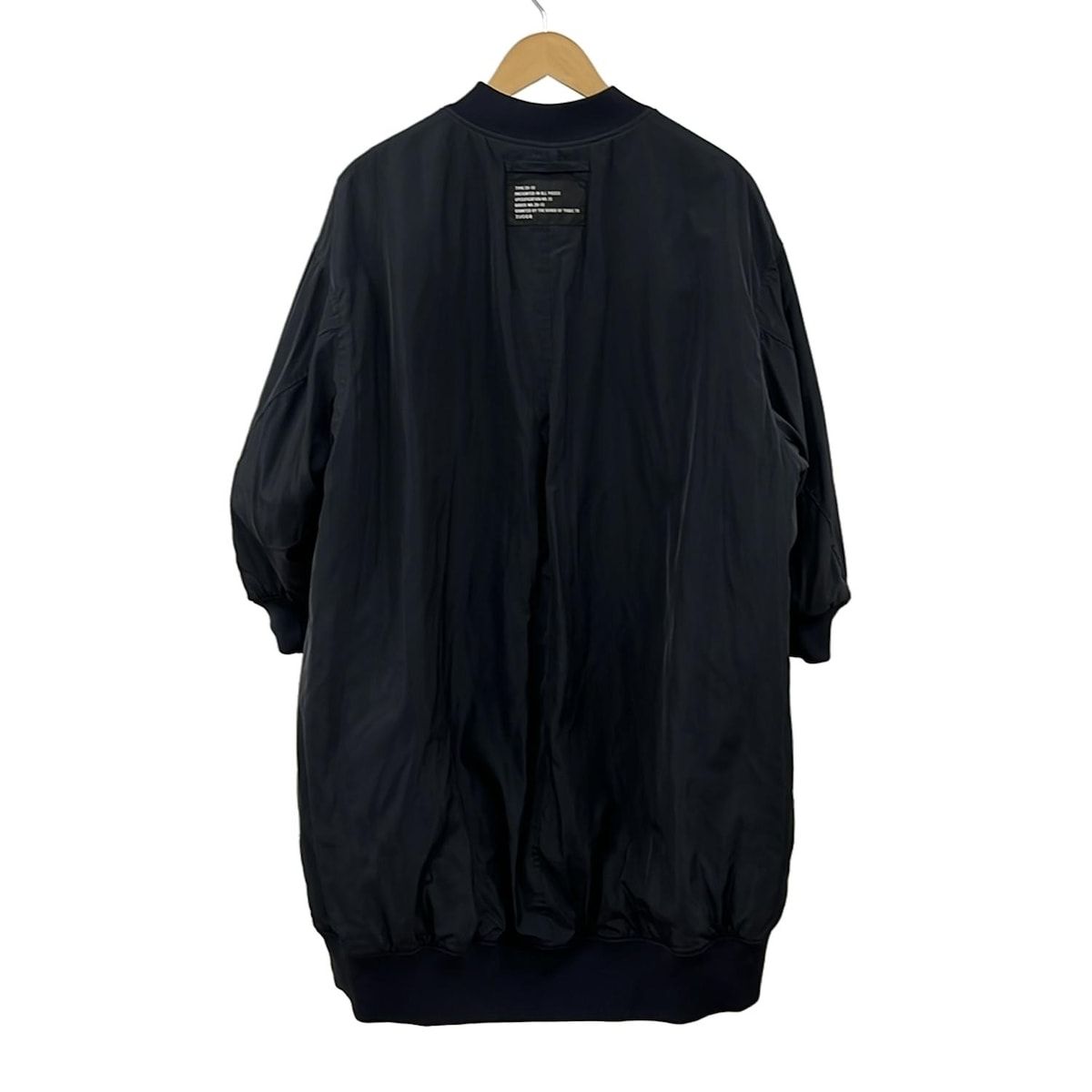 美品✨zucca ズッカ リバーシブル コート グリーン × ブラック ZUCCA(ズッカ) コート サイズM レディース美品 - ネイビー×ダーク