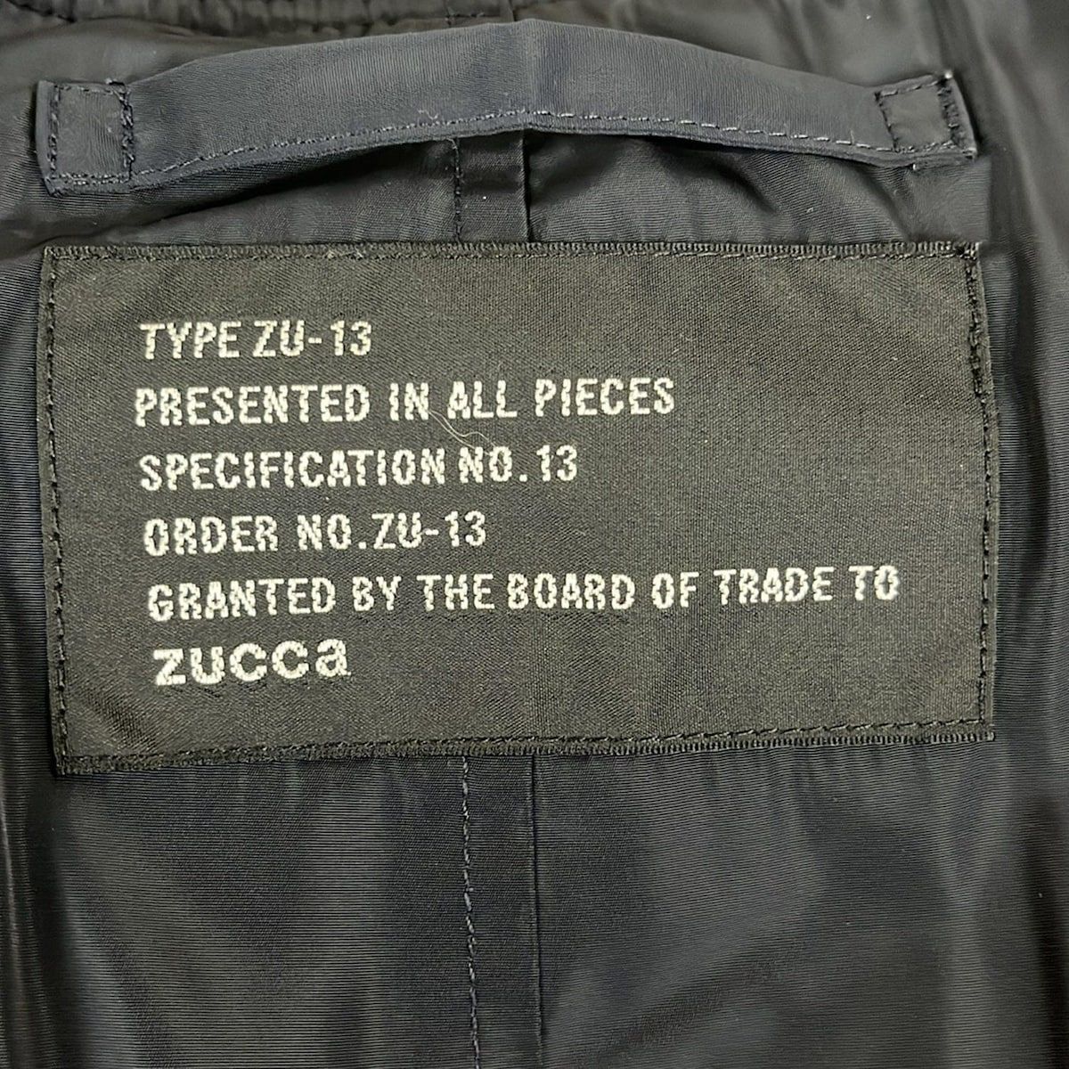 ZUCCA(ズッカ) コート サイズM レディース美品 - ネイビー×ダーク