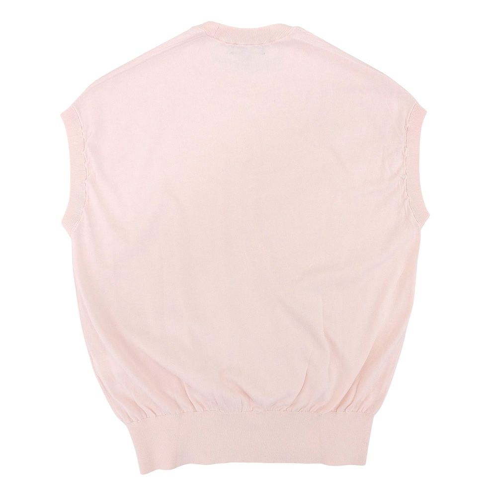 DRAWER ドゥロワー 16G天竺編み ノースリーブニット トップス