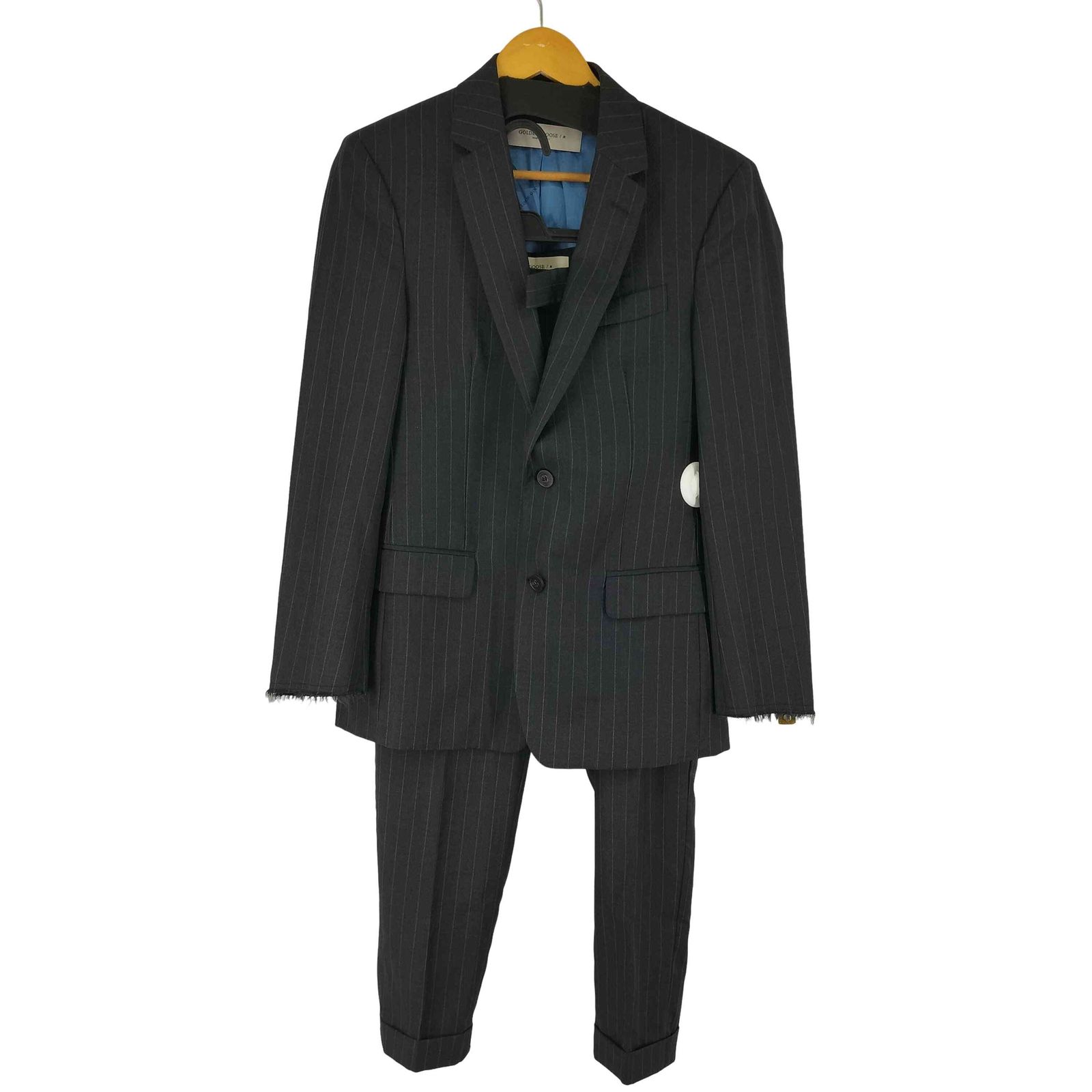 GOLDEN (ゴールデングース) ストライプ セットアップ メンズ  46【中古】【ブランド古着バズストア】 ゴールデングース GOLDEN GOOSE ストライプ セットアップ メンズ 46