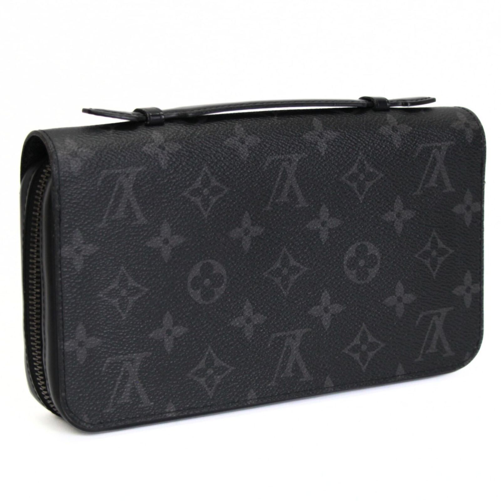 ルイヴィトン Louis Vuitton ジッピーXL ラウンドファスナー長財布 セカンドバッグ クラッチバッグ エクリプス M 61698 72972