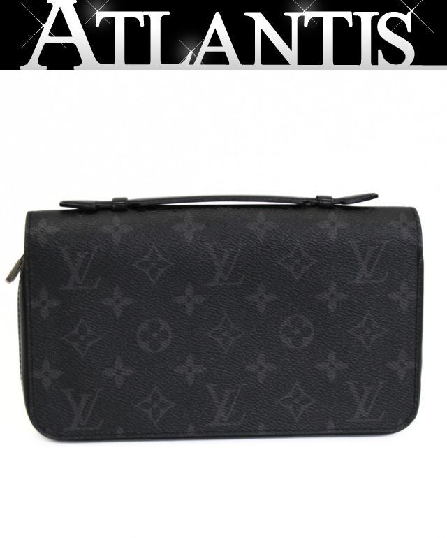 ルイヴィトン Louis Vuitton ジッピーXL ラウンドファスナー長財布 セカンドバッグ クラッチバッグ エクリプス M 61698 72972