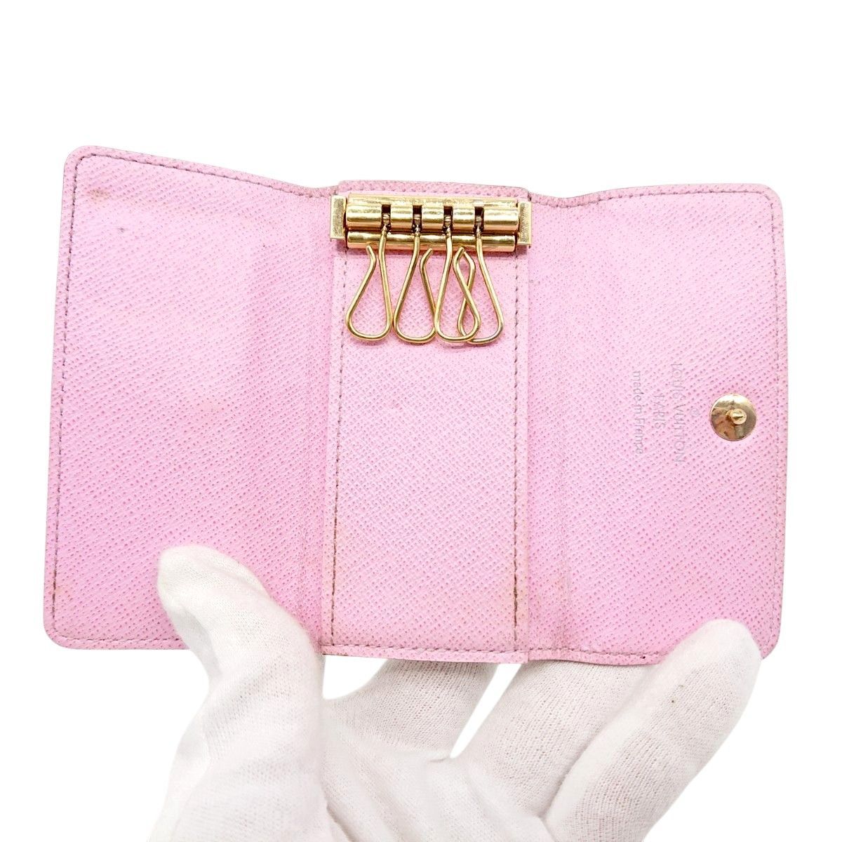  LOUIS VUITTON ルイヴィトン マルチ キーケース ミュルティクレ4 ホワイト キーケース 小物