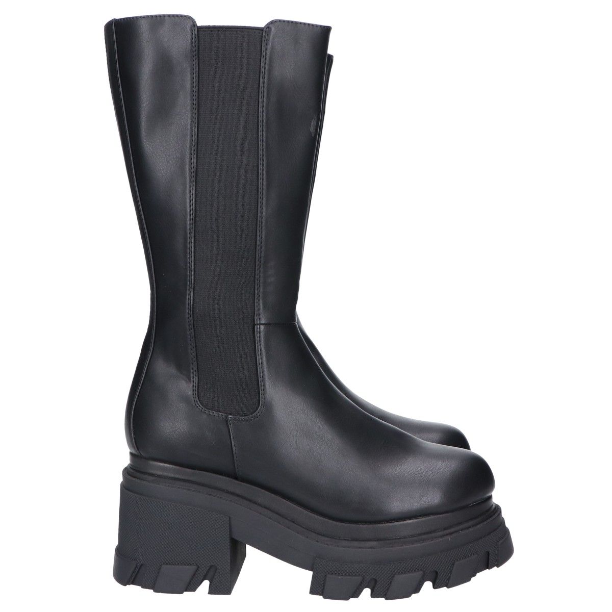 STUDIOUS ステュディオス 【美品】レザー サイドゴア ジップ ロング