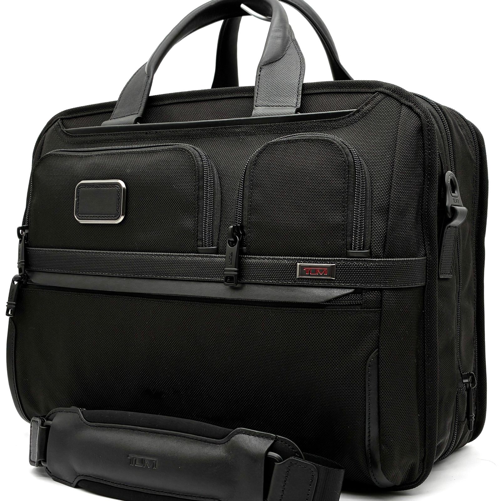 TUMI トゥミ 2 way ビジネスバッグ アルファ3 バリスティックナイロン レザー A 4 PC収納可 メンズ 黒