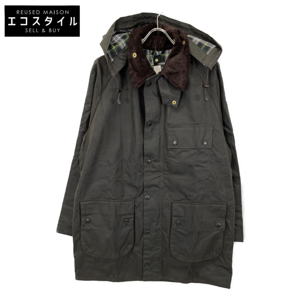 Barbour バブアー ×ANK ﾌﾞﾗｯｸ 232MWX2271 SOLWAY ZIPPER ﾌｰﾄﾞ付き 