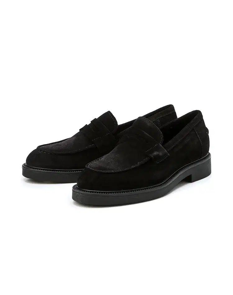 ラウム バガボンド レディース スウェード ローファー ブラック 230 240 245 250