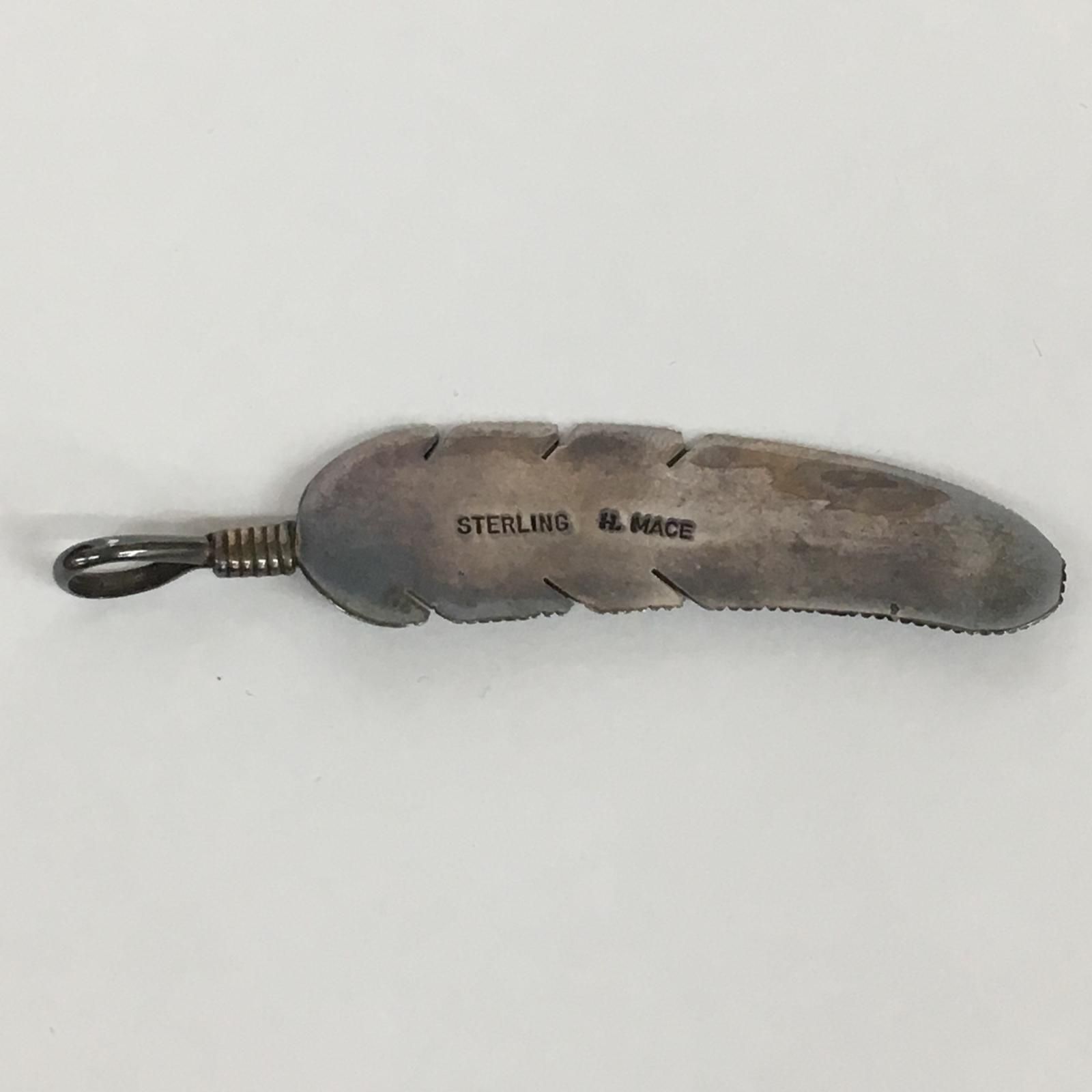  インディアンジュエリー ペンダントトップ Navajo Harvey Mace ﾌｪｻﾞｰ シルバー 134 その他 アクセサリー