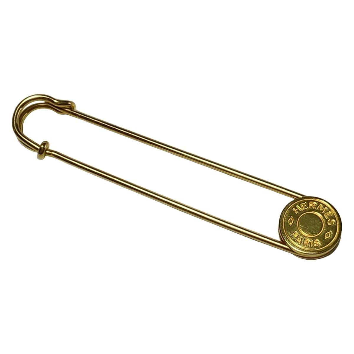 HERMES エルメス ブローチ セリエ ゴールド