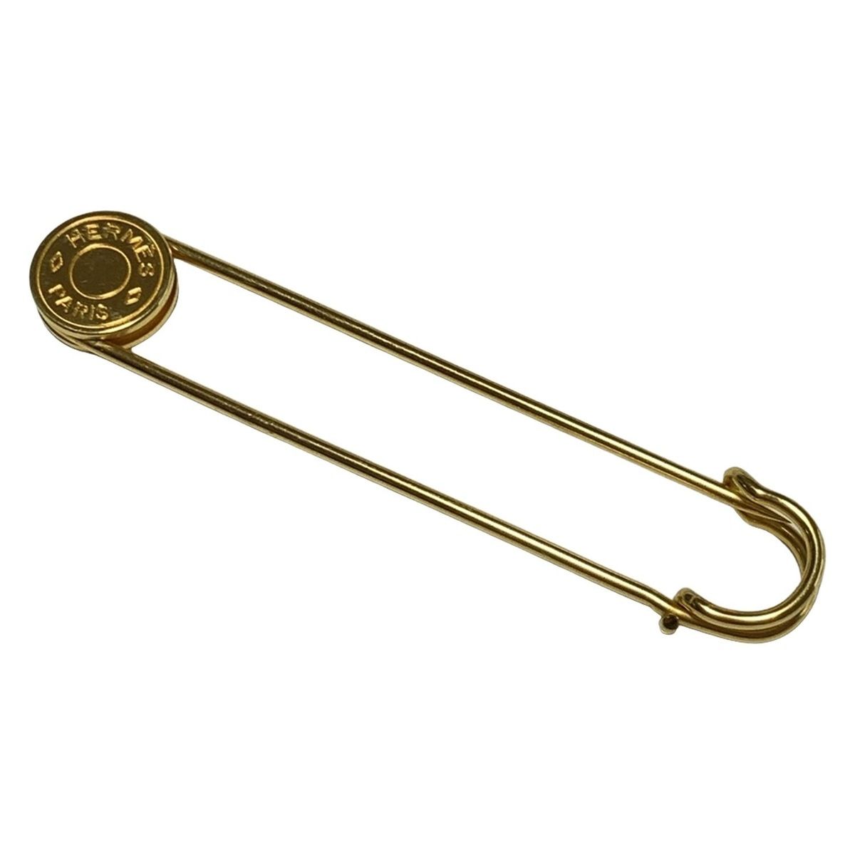 HERMES エルメス ブローチ セリエ ゴールド