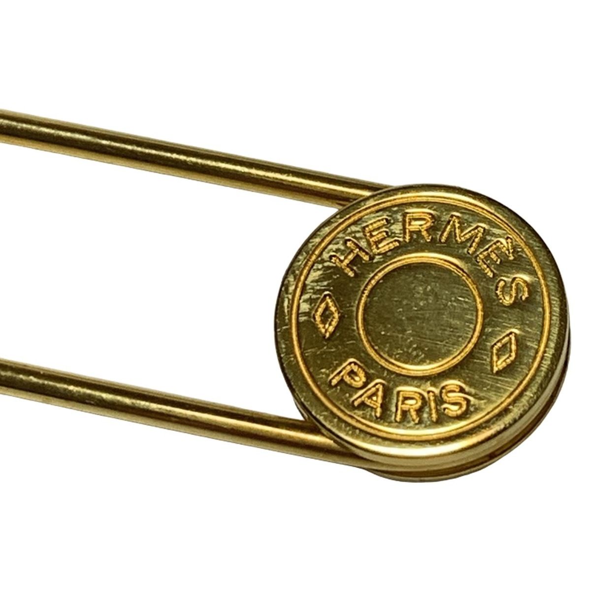  HERMES エルメス ブローチ セリエ ゴールド ブローチ コサージュ アクセサリー