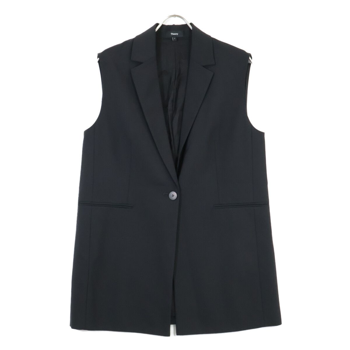 Theory セオリー ﾌﾞﾗｯｸ TRACEABLE ｳｰﾙ BOXY SL JK ｼﾞﾚ ﾍﾞｽﾄ 2 - メルカリ