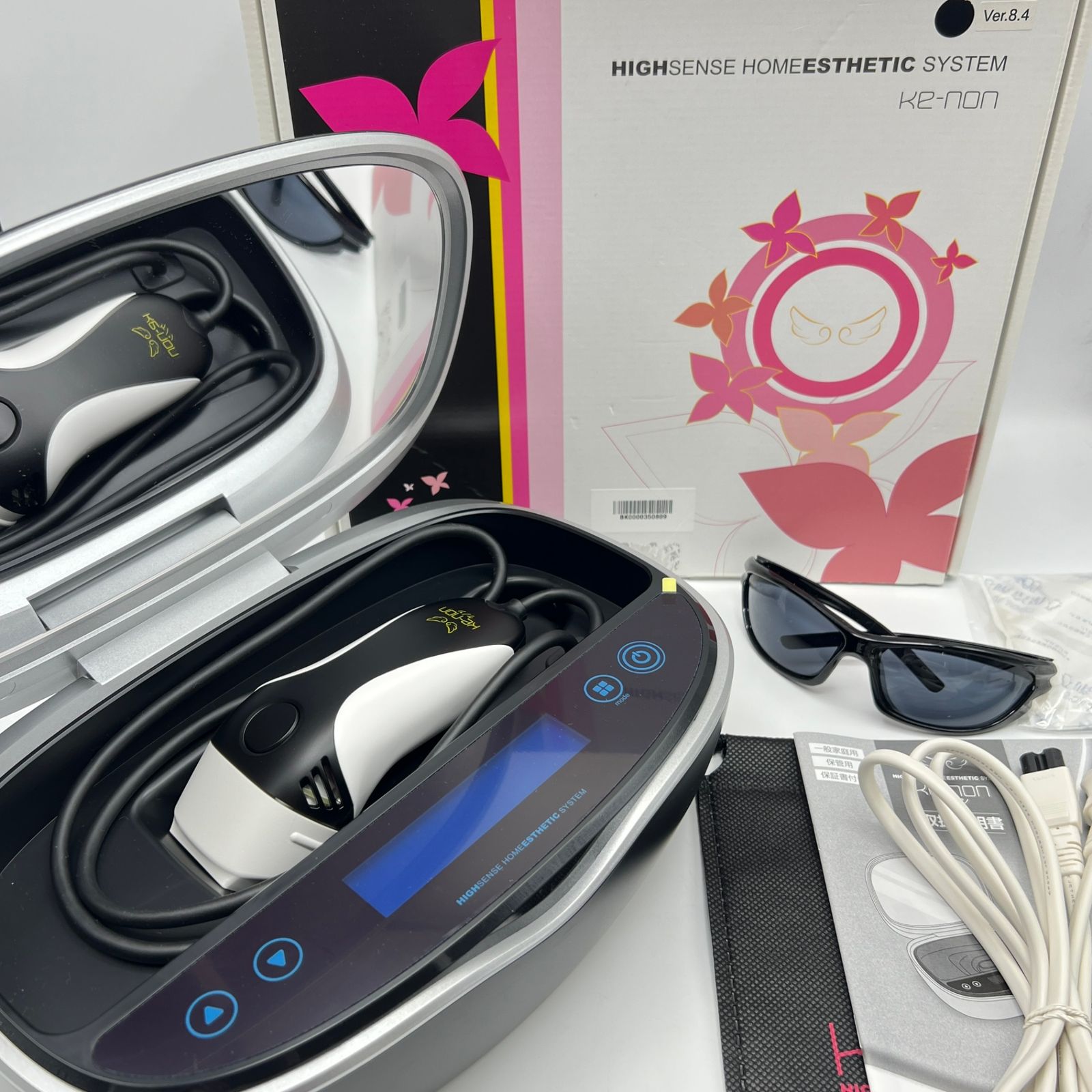 美品】ケノン Ver.8.4 スーパープレミアムカートリッジ付き 脱毛器 