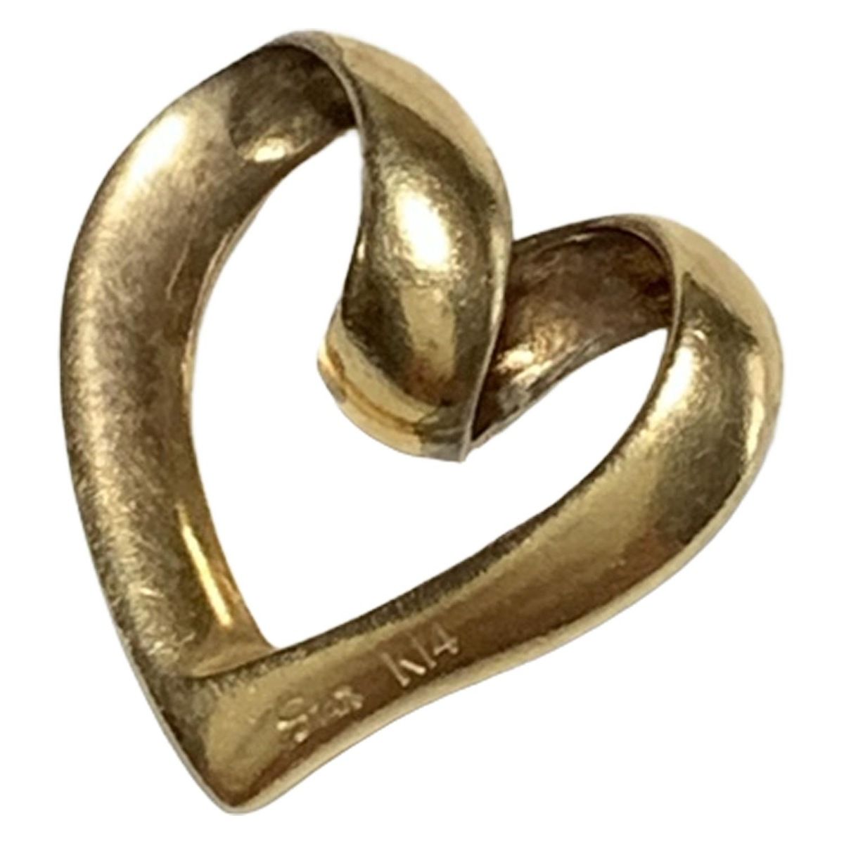 STAR JEWELRY スタージュエリー ペンダントトップ - K 14 YG ハート