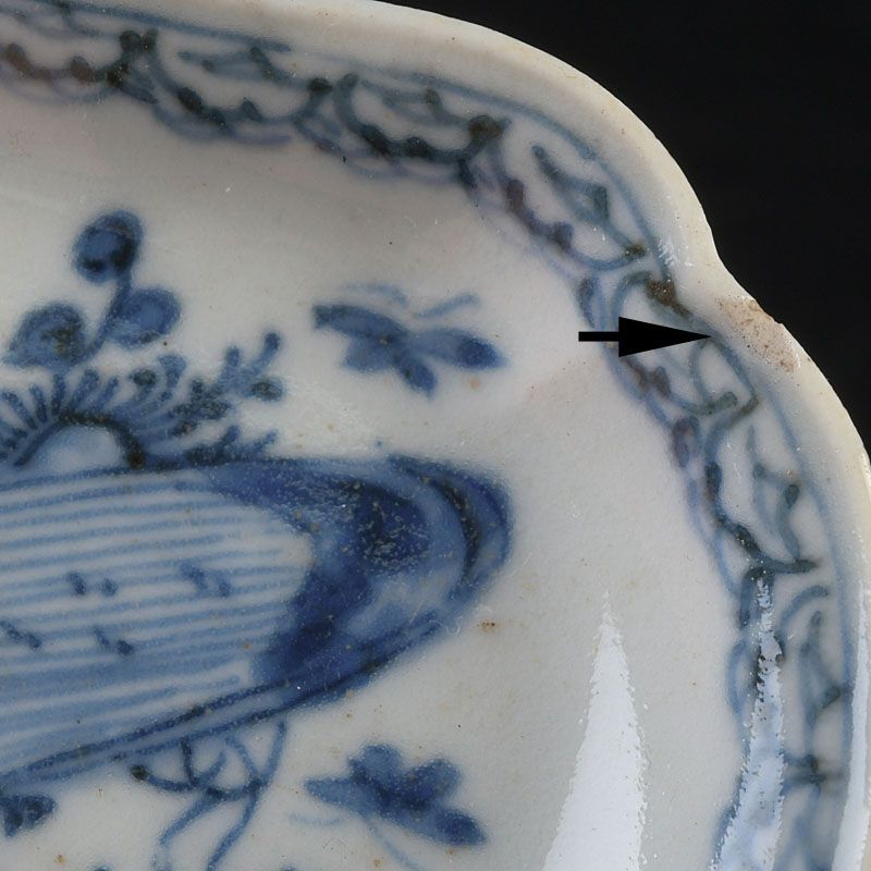 伊万里焼 古伊万里 染付 花籠文 小皿 四客 書付箱 C S522 - メルカリ