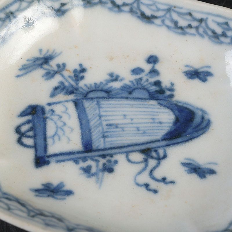 伊万里焼 古伊万里 染付 花籠文 小皿 四客 書付箱 C S522 - メルカリ