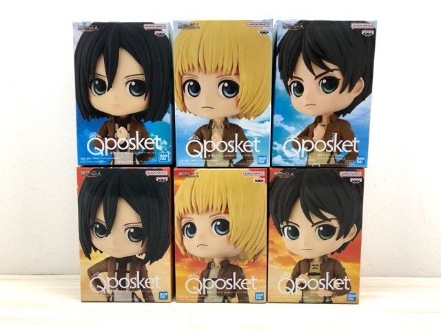 Qposket 進撃の巨人 エレン・イェーガー ミカサ・アッカーマン