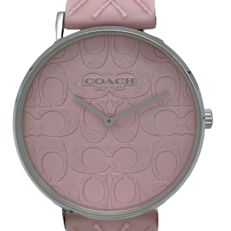 コーチ COACH レディースウォッチ CA 120.7.14.1592 ピンク SS ラバー クオーツ レディース 腕時計