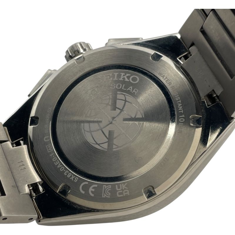 セイコー SEIKO アストロン ネクスター SBXC 161 5 X 83-0 AE 0-1 ネイビー チタン クオーツ メンズ 腕時計