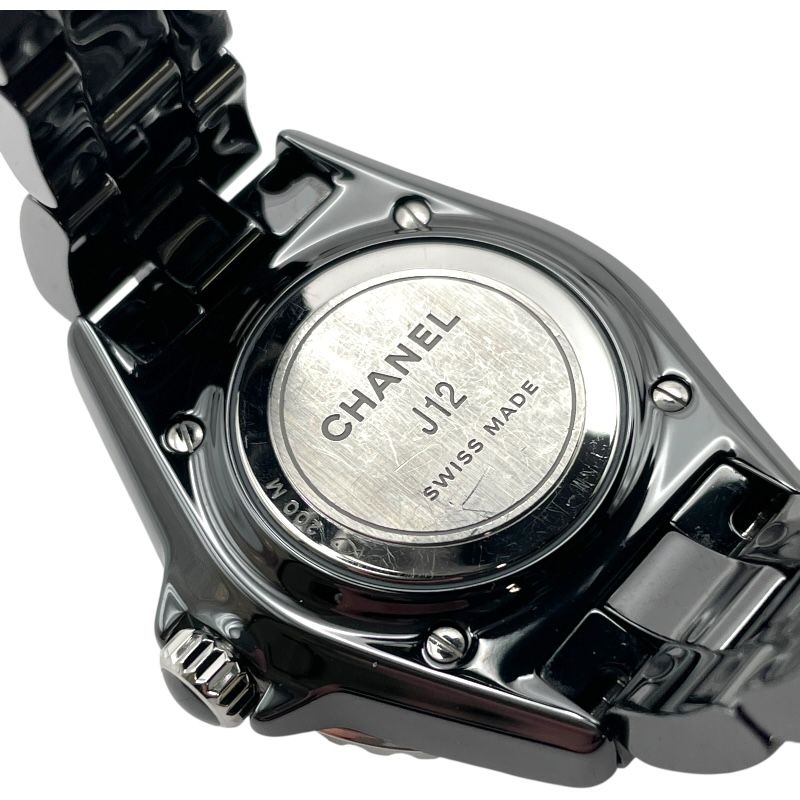 CHANEL シャネル J12 33mm セラミック ラバー レディース腕時計 CHANEL シャネル J12 33mm セラミック ラバー レディース腕時計 CHANEL