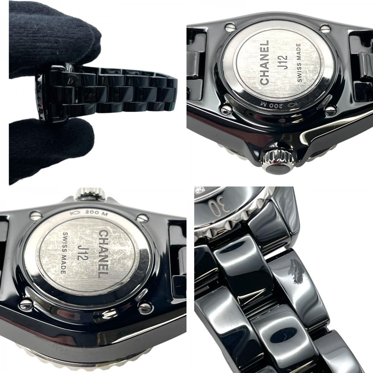 CHANEL シャネル J12 33mm セラミック ラバー レディース腕時計 CHANEL シャネル J12 33mm セラミック ラバー レディース腕時計 CHANEL