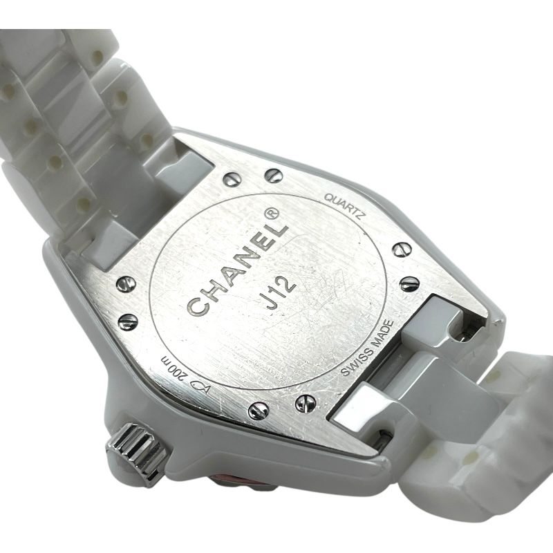 シャネル CHANEL J 12 33 MM H 2422 ホワイト セラミック クオーツ レディース 腕時計