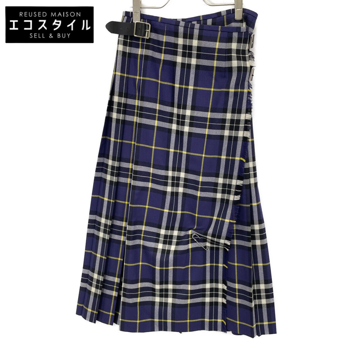 O’Neil of Dublin オニール オブ ダブリン ﾊﾟｰﾌﾟﾙ×ｲｴﾛｰ ﾀｰﾀﾝﾁｪｯｸｷﾙﾄﾛﾝｸﾞｽｶｰﾄ 14