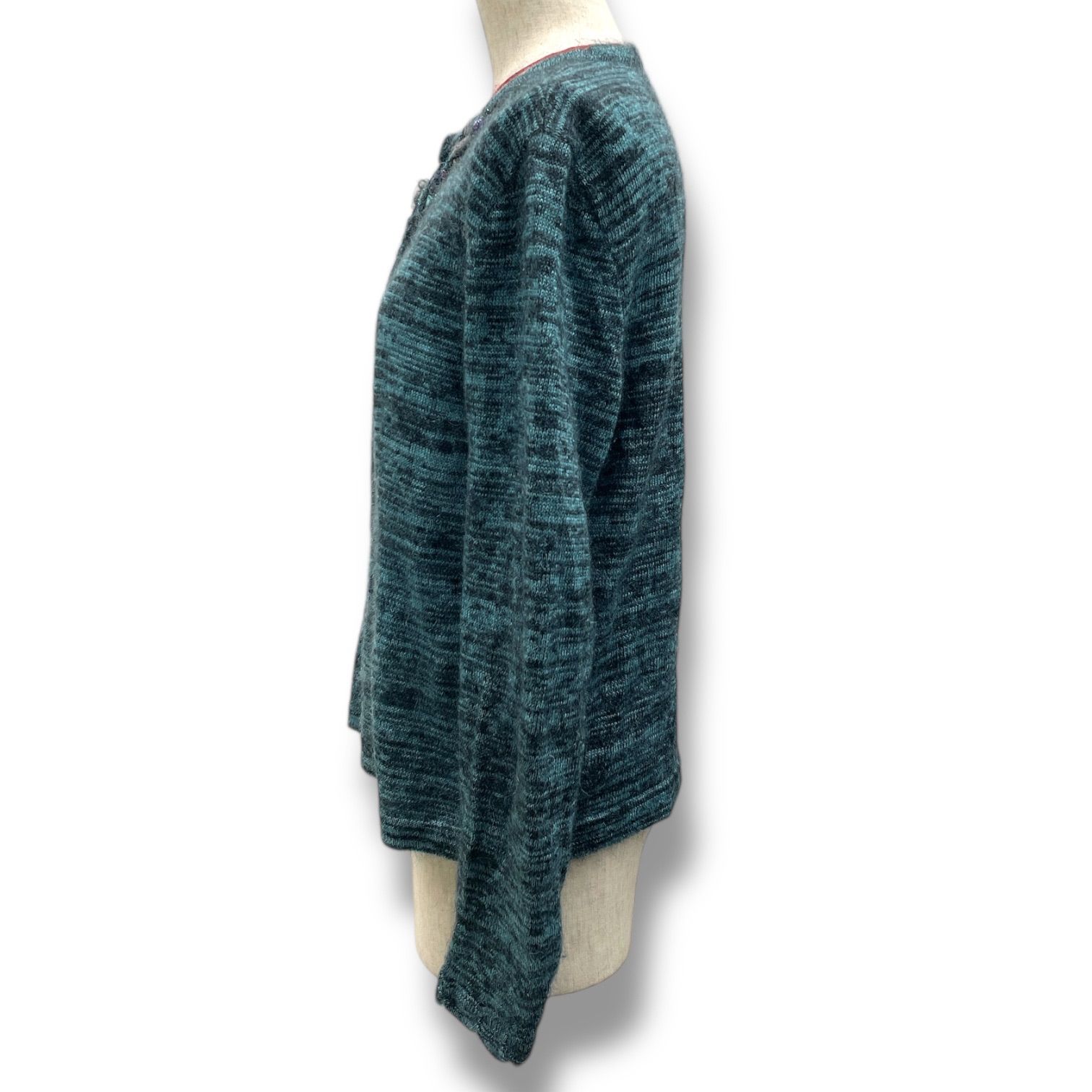 ATELIER SAGAN アトリエサガン ニットカーディガン フラワーモチーフ