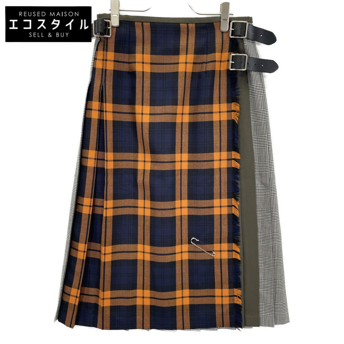 O’Neil of Dublin オニール オブ ダブリン ｵﾚﾝｼﾞ×ｸﾞﾚｰ ｺﾝﾋﾞﾈｰｼｮﾝﾁｪｯｸｷﾙﾄﾛﾝｸﾞｽｶｰﾄ 14