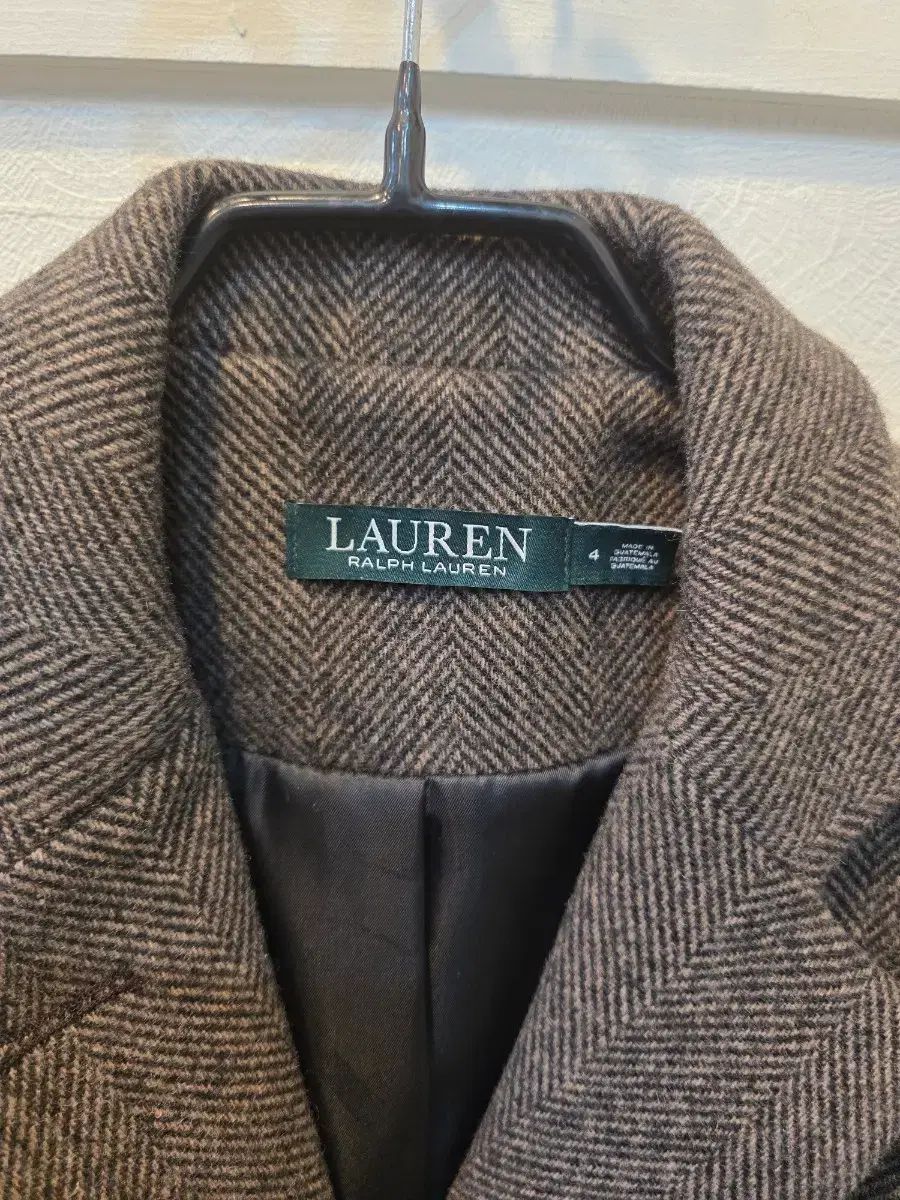 ローレン ラルフローレン ヘリンボーン コート