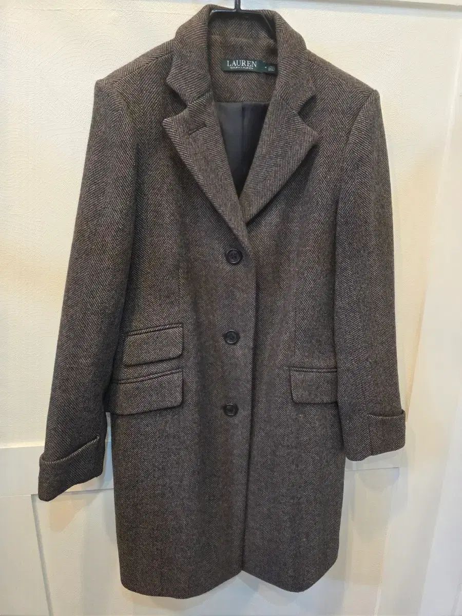 ローレン ラルフローレン ヘリンボーン コート
