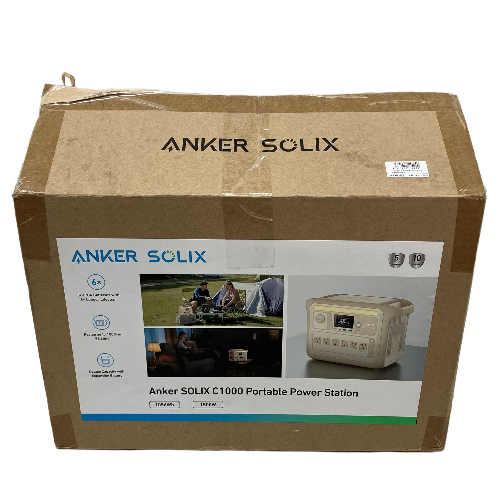 Anker アンカー SOLIX C 1000 ポータブル電源 アウトドア キャンプ 家電