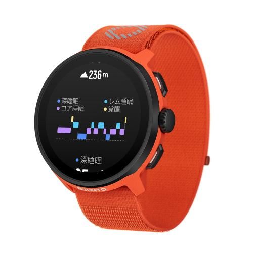 スント スマートウォッチ SUUNTO RUN CORAL ORANGE