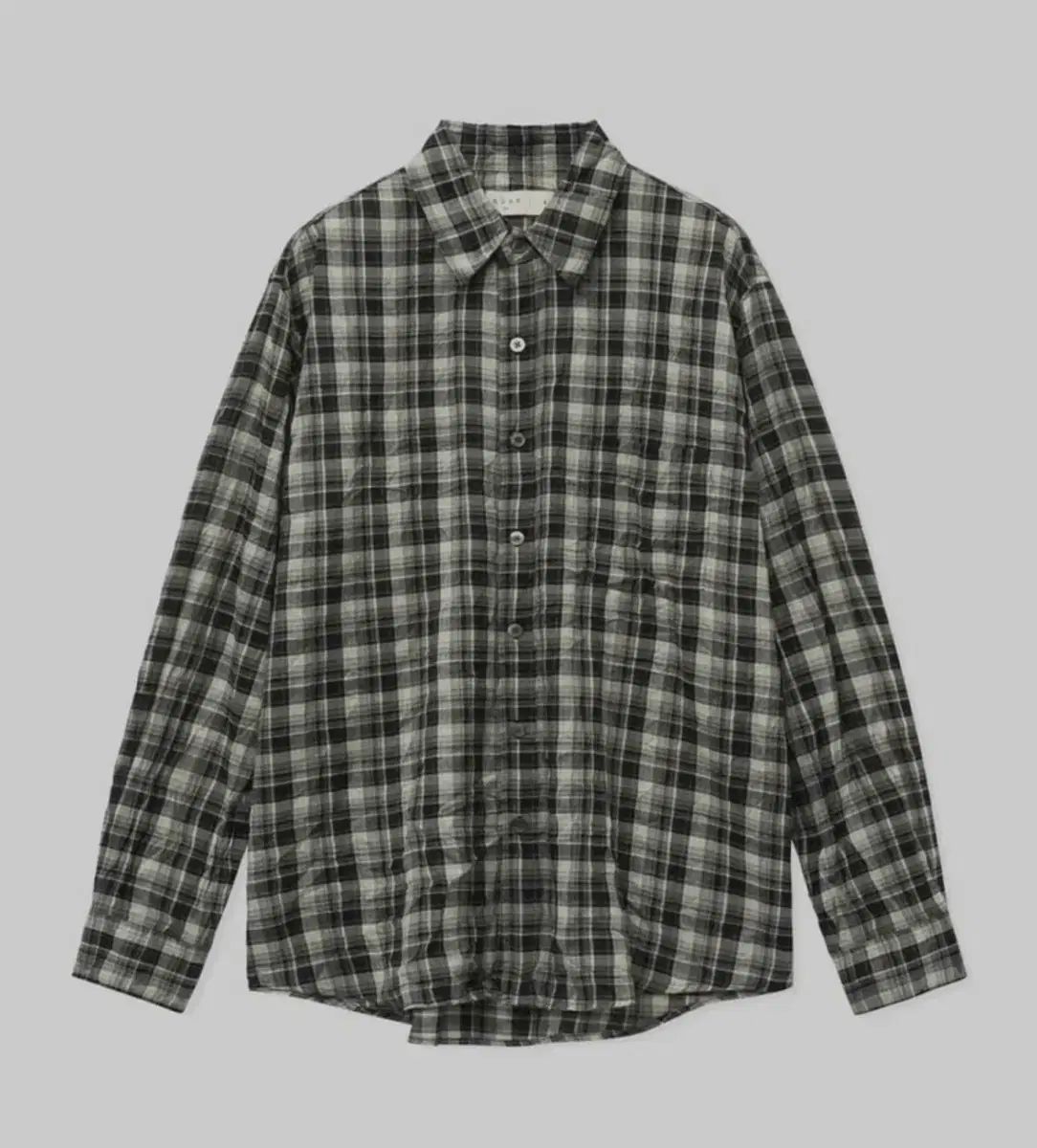 NOUN CHECK柄シャツ ブラック 2