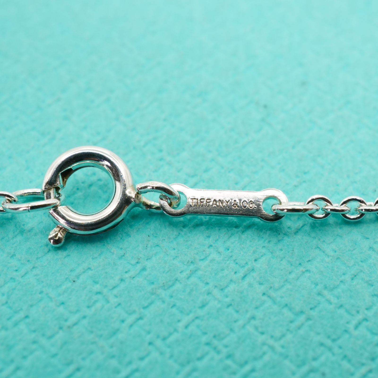 極美品76cm ティファニー ロングチェーン シルバー ネックレス25-2560