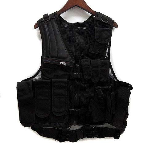 アヴィレックス AVIREX タクティカル メッシュ ベスト ミリタリー サバゲー 6672006 ブラック 黒 F