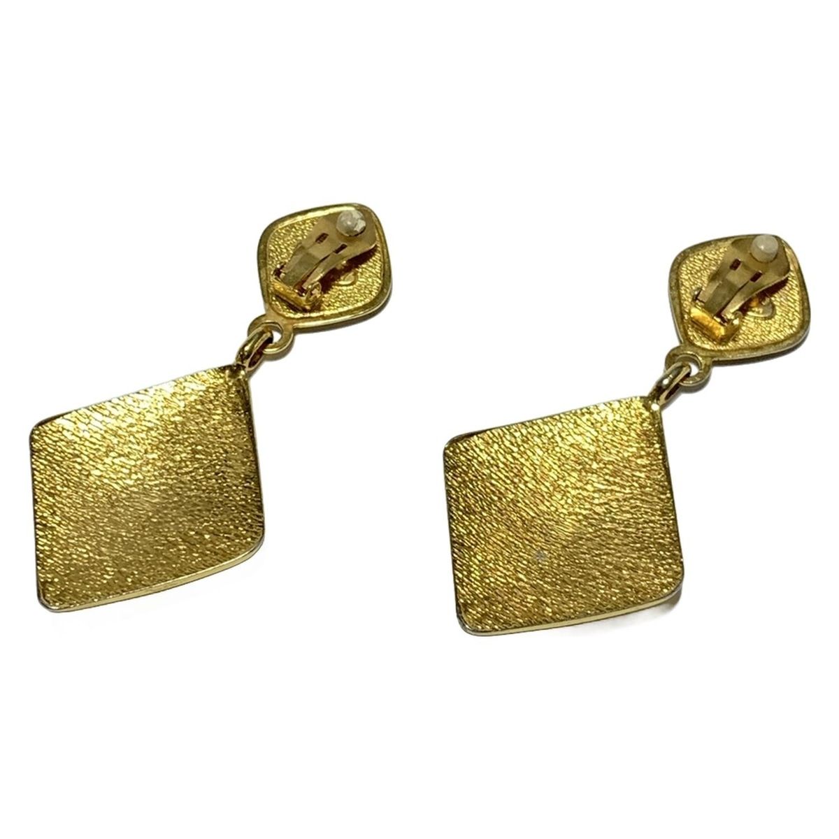 CHANEL シャネル イヤリング - ゴールド ココマーク ひし形